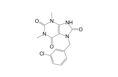 Purine-2,6,8-trione, 8,9-dihydro-7-(3-chlorobenzyl)-1,3-dimethyl-