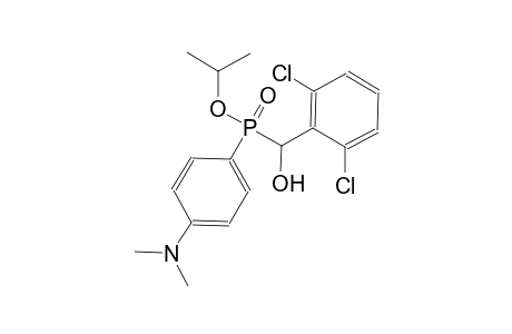 isopropyl (2,6-dichlorophenyl)(hydroxy)methyl[4-(dimethylamino)phenyl]phosphinate
