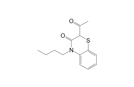 2-acetyl-4-butyl-1,4-benzothiazin-3-one