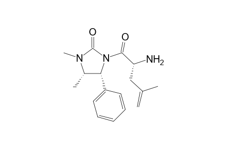 (2S,4'S,5'R)-2-Amino-1-(3',4'-dimethyl-2'-oxo-5'-phenyl-1'-imidazolyldinyl)-4-methyl-4-penten-1-one