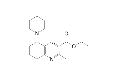 Ethyl 2-methyl-5-(piperidin-1-yl)-5,6,7,8-tetrahydroquinoline-3-carboxylate