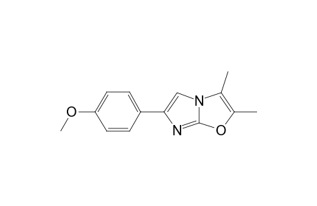 2,3-DIMETHYL-6-(4'-DIMETHOXYPHENYL)-IMIDAZO-[2,1-B]-OXAZOLE