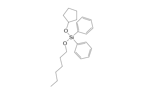 Silane, diphenylcyclopentyloxyhexyloxy-