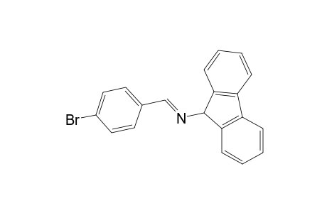 9H-Fluoren-9-amine, N-[(4-bromophenyl)methylene]-