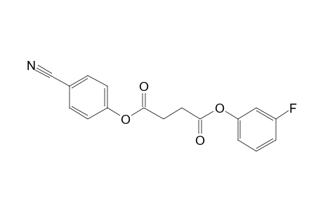 Succinic acid, 4-cyanophenyl 3-fluorophenyl ester