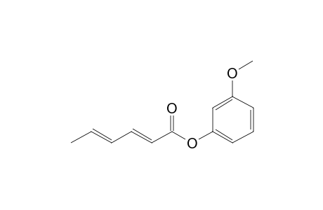 3'-Methoxyphenyl 2,4-hexanedioate