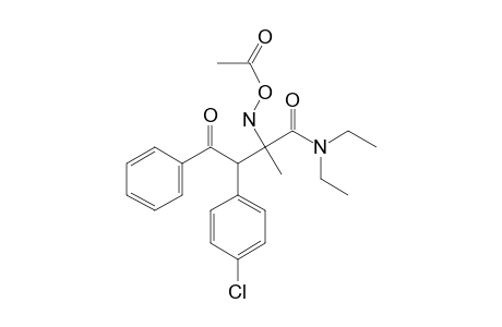 2-[(Acetyloxy)-amino]-N,N-diethyl-2-methyl-4-oxo-4-phenyl-3-(4-chlorophenyl)-butanamide