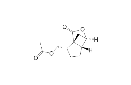 (1R*,2R*,4R*,5S*,6S*)-5-Acetoxymethyl-8-oxatricyclo[4.2.1.0(2,6)]nonan-7-one