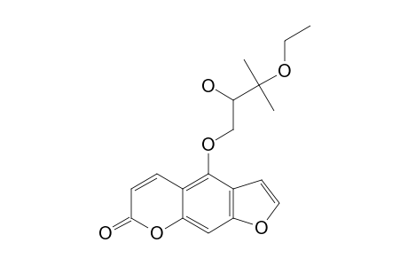 OXYPEUCEDANIN-HYDRATE-3''-ETHYLETHER