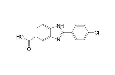 2-(p-Chlorophenyl)benzimidazole-5-carboxylic Acid