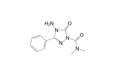 4-Amino-N,N-dimethyl-5-oxo-3-phenyl-4,5-dihydro-1H-1,2,4-triazole-1-carboxamide