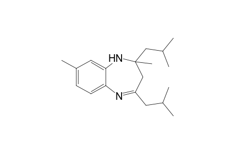 2-Methyl-2,4-diisobutyl-2,3-dihydro-8-methyl-1H-1,5-benzodiazepine