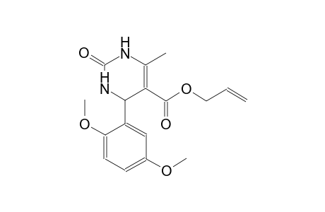 allyl 4-(2,5-dimethoxyphenyl)-6-methyl-2-oxo-1,2,3,4-tetrahydro-5-pyrimidinecarboxylate
