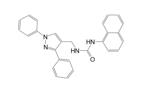 N-[(1,3-diphenyl-1H-pyrazol-4-yl)methyl]-N'-(1-naphthyl)urea