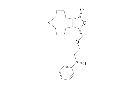 14-(Benzoylethoxymethylene)-13-oxabicyclo[9.3.0]tetradec-1(11)-en-furan-12-one