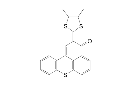 2-(4,5-Dimethyl-[1,3]dithiol-2-ylidene)-3-thioxanthen-9-ylidene-propionaldehyde