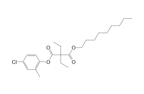 Diethylmalonic acid, 4-chloro-2-methylphenyl nonyl ester