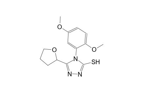 4H-1,2,4-triazole-3-thiol, 4-(2,5-dimethoxyphenyl)-5-(tetrahydro-2-furanyl)-