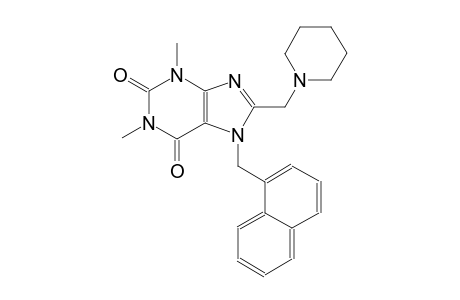 1,3-dimethyl-7-(1-naphthylmethyl)-8-(1-piperidinylmethyl)-3,7-dihydro-1H-purine-2,6-dione