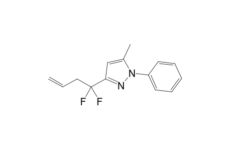 3-(1,1-Difluorobut-3-enyl)-5-methyl-1-phenyl-1H-pyrazol