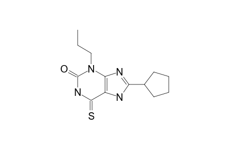 8-CYClOPENTYL-3-PROPYL-6-THIOXANTHINE