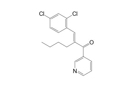 1-Hexanone, 2-[(2,4-dichlorophenyl)methylene]-1-(3-pyridinyl)-