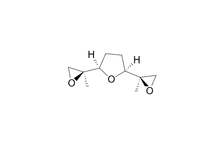 (2R*,5S*)-2-[(2S*)-2'-Methyl-2'-oxiranyl]-5-[(2R*)-2"-methyl-2"-oxiranyl]-tetrahydrofuran