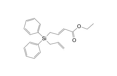 4-(Allyldiphenylsilyl)-but-2-enoic acid ethyl ester