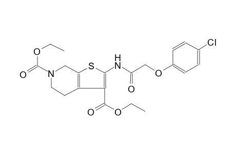 thieno[2,3-c]pyridine-3,6(5H)-dicarboxylic acid, 2-[[(4-chlorophenoxy)acetyl]amino]-4,7-dihydro-, diethyl ester