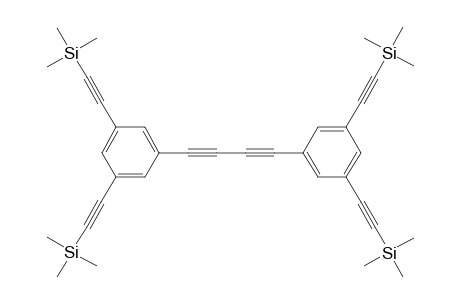 1,4-Di(3,5-bis-trimethylsilylethynylphenyl)butadiyne
