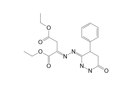 DIETHYL-2-[(1,4,5,6-TETRAHYDRO-6-OXO-4-PHENYL-3-PYRIDAZINYL)-HYDRAZONO]-BUTANEDIOATE