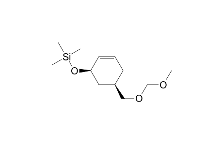 Silane, [[5-[(methoxymethoxy)methyl]-2-cyclohexen-1-yl]oxy]trimethyl-, cis-(.+-.)-