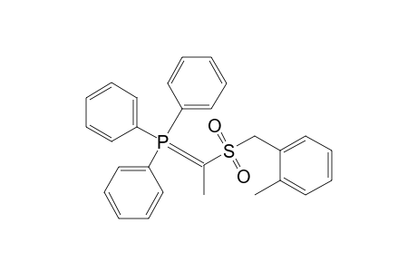 [1-(2-Methylphenylmethylsulfonyl)ethylidene]triphenylphosphorane