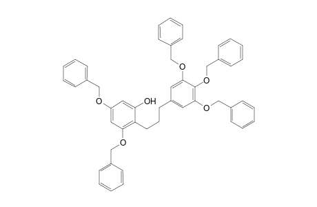 3-[2,4-Bis(benzyloxy)-6-hydroxyphenyl]-1-[3,4,5-tris(benzyloxy)phenyl]-propane