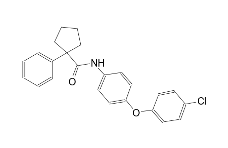 cyclopentanecarboxamide, N-[4-(4-chlorophenoxy)phenyl]-1-phenyl-