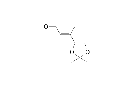(E)-3-(2,2-dimethyl-1,3-dioxolan-4-yl)but-2-en-1-ol