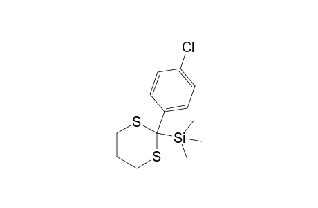 2-(4-Chlorophenyl)-2-(trimethylsilyl)-1,3-dithiane