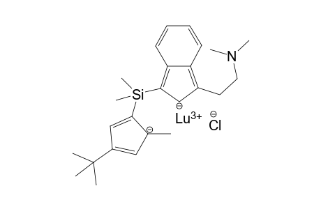 lutetium(III) 1-((4-(tert-butyl)-2-methylcyclopenta-3,5-dien-2-ide-1-yl)dimethylsilyl)-3-(2-(dimethylamino)ethyl)-2H-inden-2-ide chloride