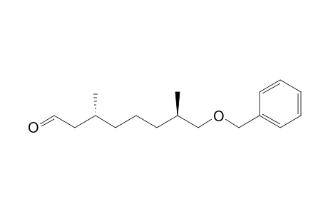 (+)-(3R,7R)-8-benzyloxy-3,7-dimethyloctanal