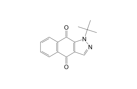 1H-Benz[f]indazole-4,9-dione, 1-(1,1-dimethylethyl)-