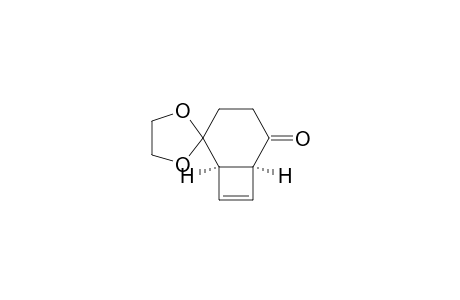 Spiro[bicyclo[4.2.0]oct-7-ene-2,2'-[1,3]dioxolan]-5-one, cis-