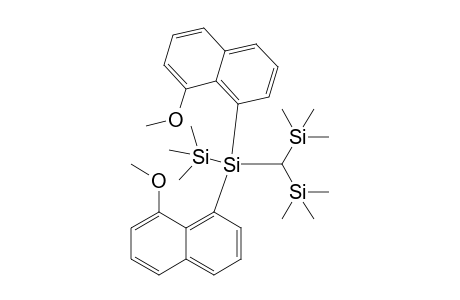 1,1-Bis(8-methoxy-1-naphthyl)-1-[bis(trimethylsilyl)methyl]-2,2,2-trimethyldisilane