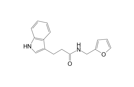 Propanamide, 3-(3-indolyl)-N-(2-furfuryl)-