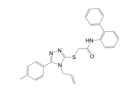 2-{[4-allyl-5-(4-methylphenyl)-4H-1,2,4-triazol-3-yl]sulfanyl}-N-[1,1'-biphenyl]-2-ylacetamide