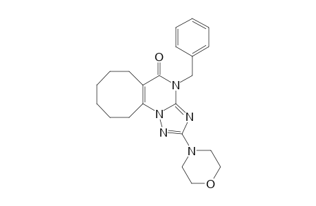 12-BENZYL-5,6,7,8,9,10-HEXAHYDRO-2-MORPHOLINO-CYClOOCTA-[E]-[1,2,4]-TRIAZOLO-[1,5-A]-PYRIMIDIN-11(12H)-ONE