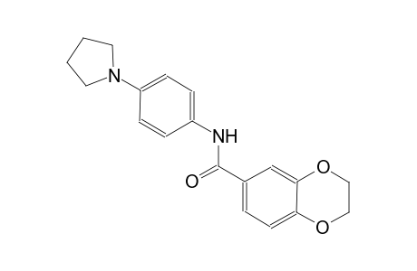 N-[4-(1-pyrrolidinyl)phenyl]-2,3-dihydro-1,4-benzodioxin-6-carboxamide