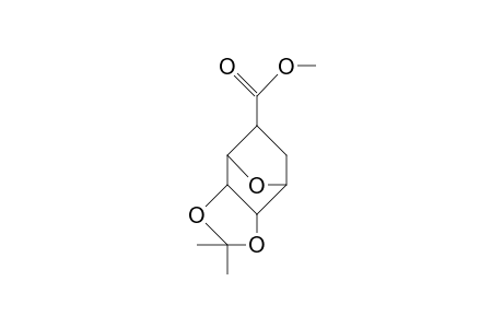 exo-2,3-O,O-Isopropylidene-2,3-dihydroxy-exo-6-methoxycarbonyl-7-oxa-bicyclo(2.2.1)heptane