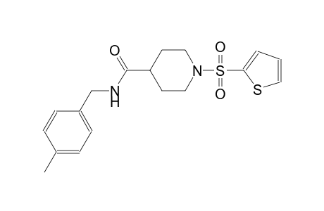 N-(4-methylbenzyl)-1-(2-thienylsulfonyl)-4-piperidinecarboxamide