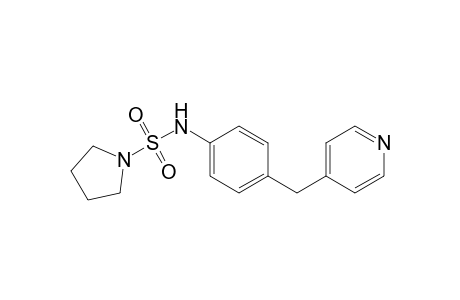 N-[4-(4-pyridinylmethyl)phenyl]-1-pyrrolidinesulfonamide
