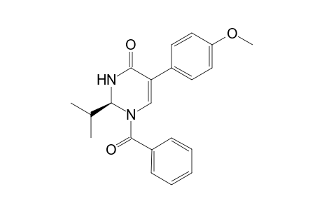 1-Benzoyl-(2S)-isopropyl-5-(4-methoxyphenyl)-2,3-dihydro-4(1H)-pyrimidinone